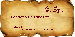 Harmathy Szabolcs névjegykártya