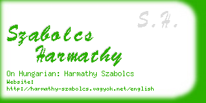 szabolcs harmathy business card